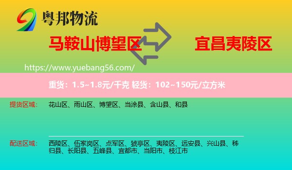 博望區(qū)到夷陵區(qū)物流