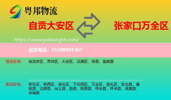 大安區(qū)到萬全區(qū)物流