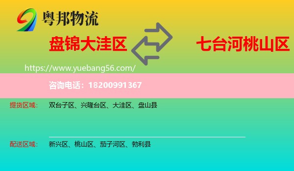 大洼區(qū)到桃山區(qū)物流