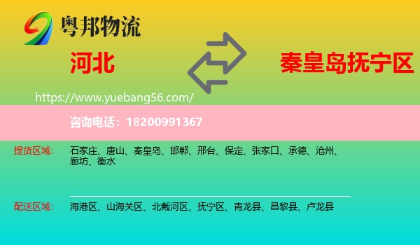 河北到撫寧區(qū)物流