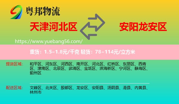 河北區(qū)到龍安區(qū)物流