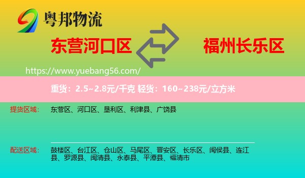 河口區(qū)到長樂區(qū)物流