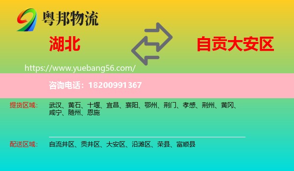 湖北到大安區(qū)物流