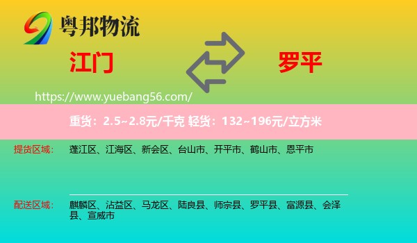 江門(mén)到羅平縣物流