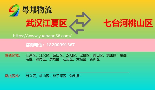 江夏區(qū)到桃山區(qū)物流