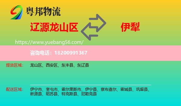 龍山區(qū)到伊犁物流