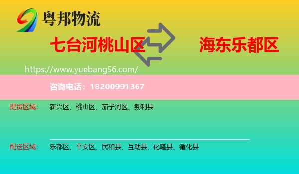 桃山區(qū)到樂都區(qū)物流