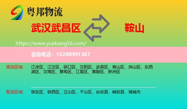 武昌區(qū)到鞍山物流