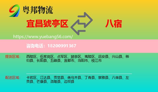 猇亭區(qū)到八宿縣物流
