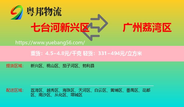 新興區(qū)到荔灣區(qū)物流