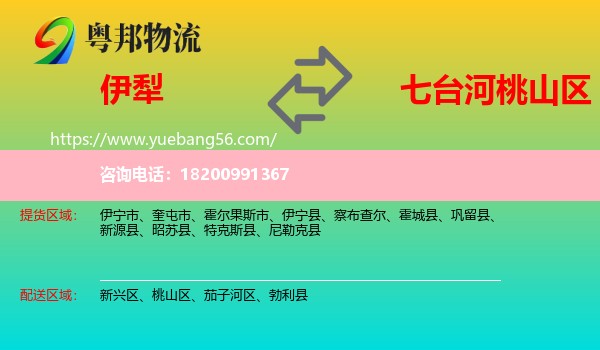 伊犁到桃山區(qū)物流