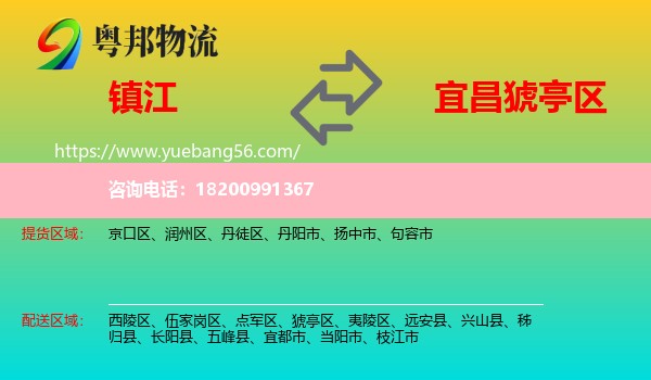 鎮(zhèn)江到猇亭區(qū)物流